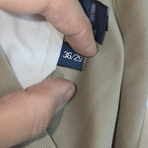 Vtg Polo Ralph Lauren Preston Pants Mens Flat Front 36x29 Preppy Chino Lot of 2 - Picture 9 of 13
